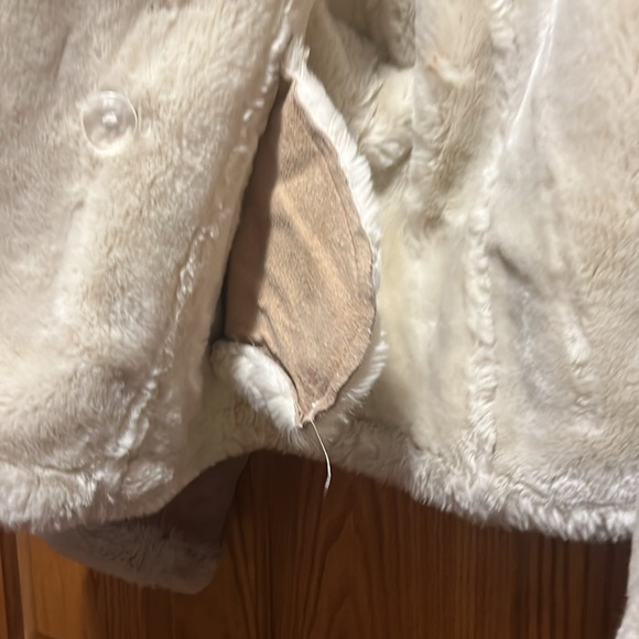 Express Coat leather upper With Fur size small could fit Medium - Picture 5 of 15